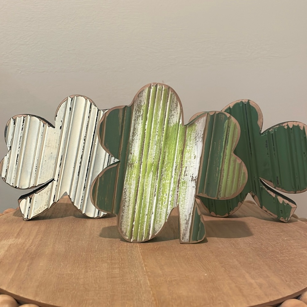Set of 3 Lucky Shamrocks